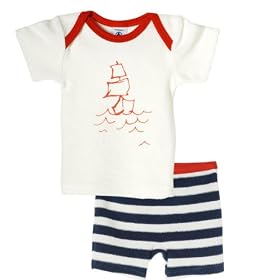 Petit Bateau Maritime Terry Set for Baby Boy