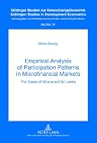 Empirical analysis of participation patterns in microfinancial markets : the cases of Ghana and Sri Lanka