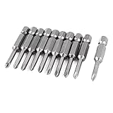 uxcell トライウイングビット　50mm長　3mm径　磁気　6.3mm六角シャンク径