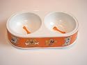 Puppy double dinner bowl