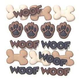 DOG STUFF BUTTONS from Dog Accessories