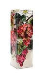 Red Grapes Glass Vase by Joan Baker Designs