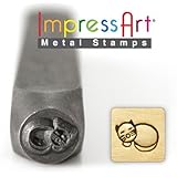 ImpressArt- 6mm, Sleeping Cat Design Stamp