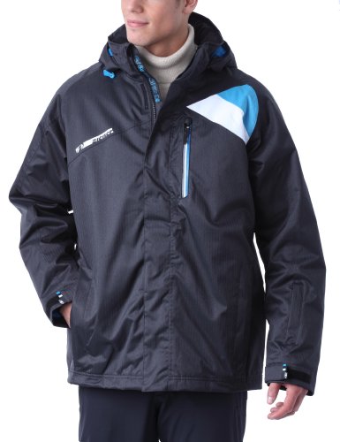 Ziener Herren Skijacke SANDBERG Freeride, black HB, 50