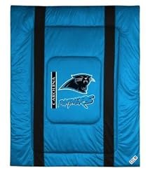 Carolina Panthers Twin Bed Sideline Comforter (66"x86") NFL