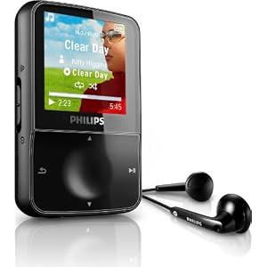Philips GoGear Vibe 16GB MP3 and Video Player with 1.5 Inch LCD and Internet Video Download Including YouTube (Black)