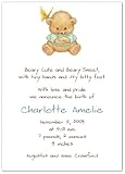 Special Surprise Green Birth Announcements - Set of 20