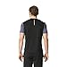 adidas Men's Running Shorts Sleeve Tee, Medium, Black/Utility Black