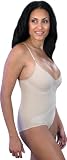N-fini Sheer Shapewear Lycra Bodysuit Full Bottom #992 (Black or Nude) Available in SM to 3XL