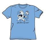 Golly Big Rooster - Adult Carolina Blue S/S T-Shirt For Men, Size: XX-Large