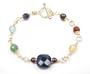 Damali Chakra Bracelets 13GF - Healing Jewelry for Body, Mind, and Spirits - SMALL 6.5 In.