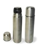 reer 90500 - Edelstahl Isolier-Flasche, 500ml