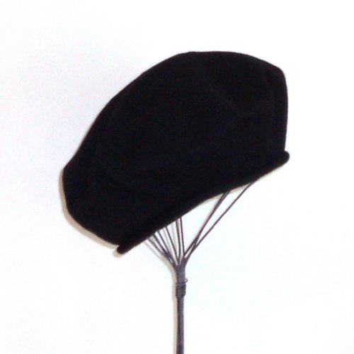 Classic French Beret (Adult)- 100% Cotton - Black