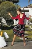 DKNY - $1595 New DONNA KARAN Black Cuffed Waist Full Skirt 12