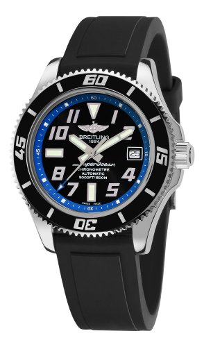 Breitling Men's A1736402/BA30RS Superocean Abyss Black and Blue Dial Watch