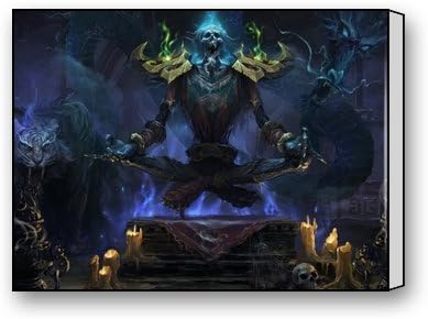 Funnyone Custom Modern Wall Art Decoration for Home Monk World Of Warcraft Canvas Prints