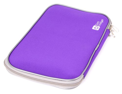 DURAGADGET Royal Purple water resistant laptop / notebook carry case / bag / sleeve for 13-inch MacBook