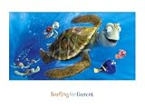 Disney Surfing the Current Kunstdruck Comic