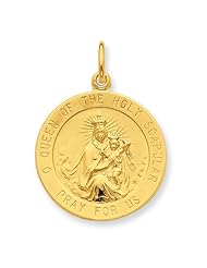Sterling Silver & 24k Gold-plated Our Lady of Guadalupe Medal