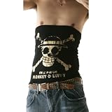 ONE PIECE ワンピース 腹巻き 腹ロール アニメ ユニセックス メンズ レディース 男女兼用 防寒 寒さ対策 冷え性 ブラック 黒 373190 レディース