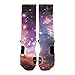 HoopSwagg Galaxy Custom Nike Elite Socks