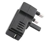 EFORCITY Premium UK Universal USB Travel Charger Adaptor, Black