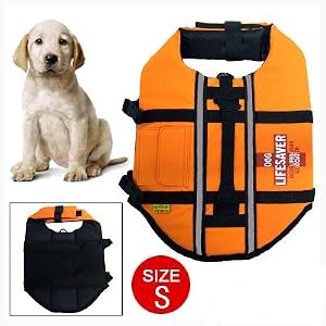 Jardin Night Reflective Pet Dog Saver Life Jacket Small from Dragonmarts Co. Ltd. / Uxcell