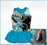 Teal Blue Bollywood Chic Dog Dress at THE REGAL DOG - Size MEDIUM