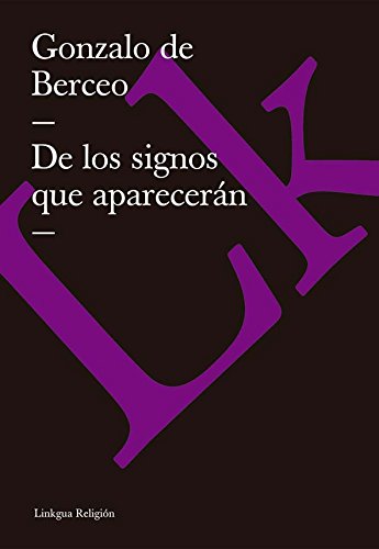De los signos que aparecerán (Spanish Edition)