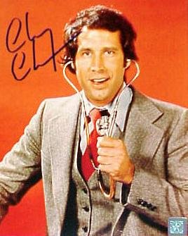 Buy Signed Chevy Chase Picture - 8x10 Saturday Night Live) by Sports Memorabilia LLC