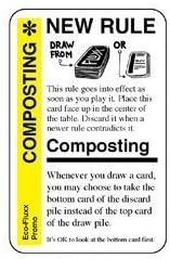 Fluxx Composting Promo Game Card (NEW RULE) Works with All Fluxx Games! by Fluxx