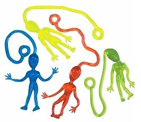Sticky Alien Toys (1 dz)