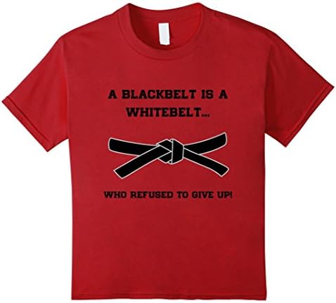 Kids Funny Taekwondo T-shirt 12 Cranberry