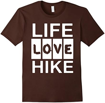 Men's Life Like Hike t shirt Medium Brown