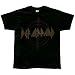 Def Leppard 'Target Logo' black jersey t-shirt