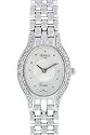 Geneve 14K Solid White Gold Watch Womens Oval Radiant two toned platinum color dial with 35 pts diamonds
