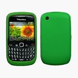 Green Silicone Case / Skin / Cover for RIM BlackBerry Curve 8520 / 8530