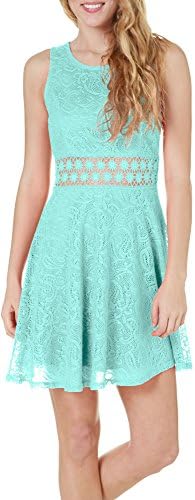 Bailey Blue Juniors Lace Dress Small Mint