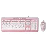 A4 Tech G-Cube GKSP-2305P Mad For Plaid Keyboard & Mouse Combo - Pink