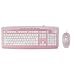 Electronics : A4 Tech G-Cube GKSP-2305P Mad For Plaid Keyboard & Mouse Combo - Pink