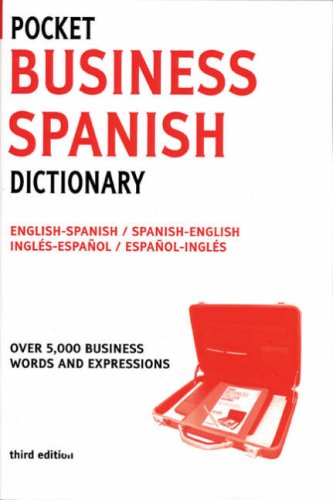 Pocket Business Spanish Dictionary under Large Print in The Books Store