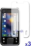 Motorola Flipside Crystal Clear Screen Protector ( 3 Pack )