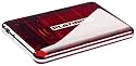 Platinum 103184 750GB externe Festplatte (6,3 cm (2,5 Zoll, 5400rpm, 8MB Cache, USB) Transparent rot