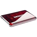 Platinum MyDrive 500 GB Externe Festplatte (6,4 cm (2,5 Zoll), 5400 U/min, 8 MB Cache, USB 2.0) transparent/rot