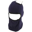 Winter 1 hole Fleece Ski Beanie Skull & Face Mask Navy Blue