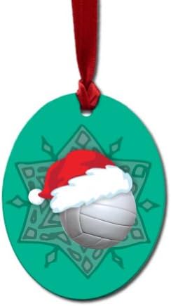 Snowflake Volleyball Ornament
