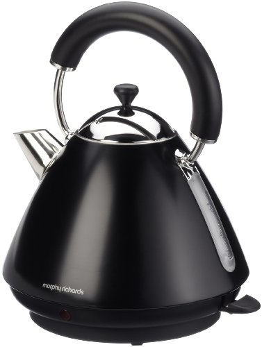 Morphy Richards Wasserkocher Accents Wasserkocher / 2200 Watt / 1,5 L / kabellos / schwarz-jet black