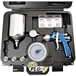 DeVILBISS FinishLine 4 HVLP Master Spray Gun Kit with all 4 fluid tips in a case