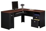 Bush Fairview L-Desk - WC53930-03 (Black Cherry) (30.75 H x 59.63 W x 59.63 D)