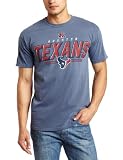 NFL Men's Houston Texans Vintage Roster II Adult Short Sleeve Pigment Dye Tee (Pigment Denim, XX-Large)
